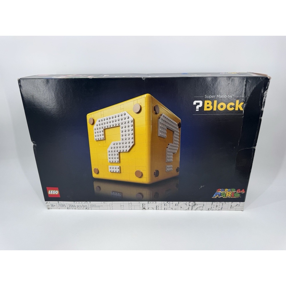 LEGO Super Mario 64 Question Mark Block 71395 Complete Set 2064 pcs 18+